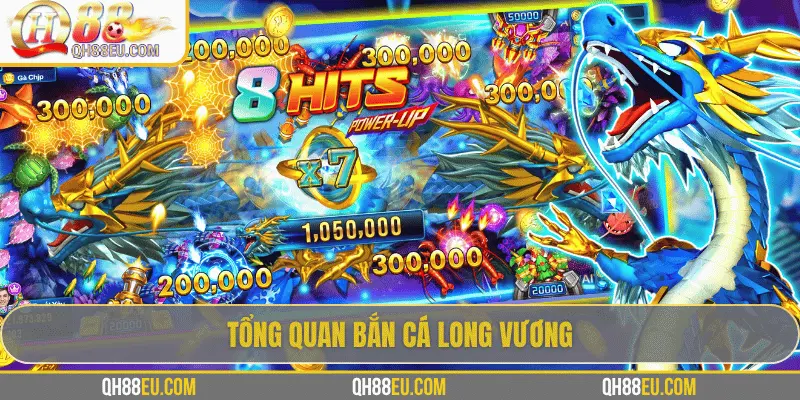 Bắn Cá Long Vương - Đại Dương Thần Thoại Đầy Thử Thách Tại QH88 2 Giao diện bắn cá Long Vương 3D cực đẹp tại QH88