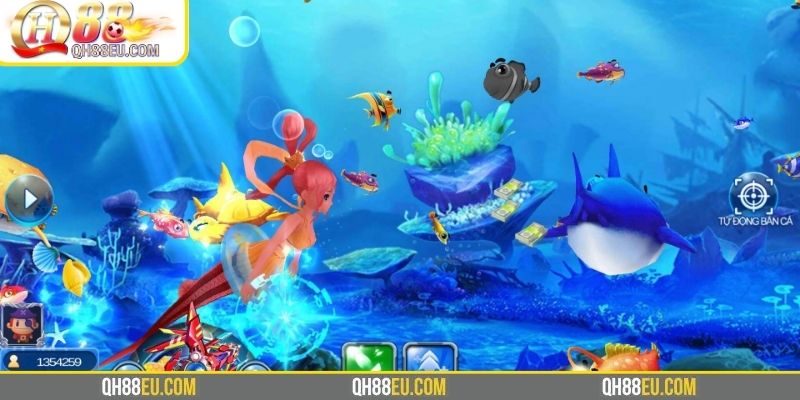 MW Fish Bắn Cá – Thế Giới Đại Dương Siêu Lợi Nhuận Tại QH88 4 Khám phá các công cụ hỗ trợ người chơi tiện lợi