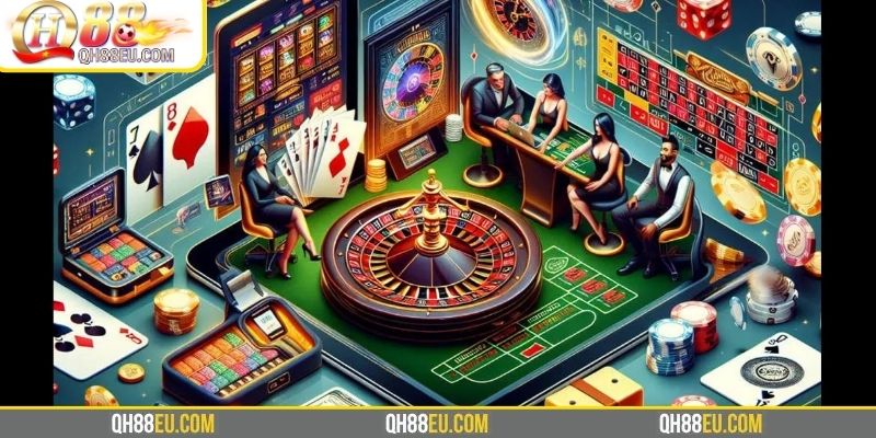 Evo Casino QH88 – Sảnh Live Casino Được Ưa Chuộng Nhất 2 Trải nghiệm và tìm hiểu các ưu điểm ấn tượng EVO Casino QH88